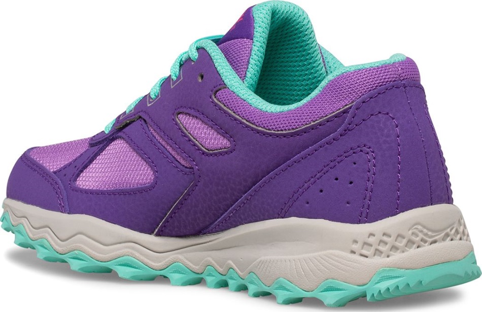 Adidași Din Dantelă Pentru Copil Mare Cohesion Tr14 Saucony Violet-roz