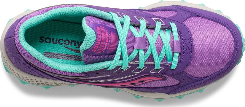 Adidași Din Dantelă Pentru Copil Mare Cohesion Tr14 Saucony Violet-roz