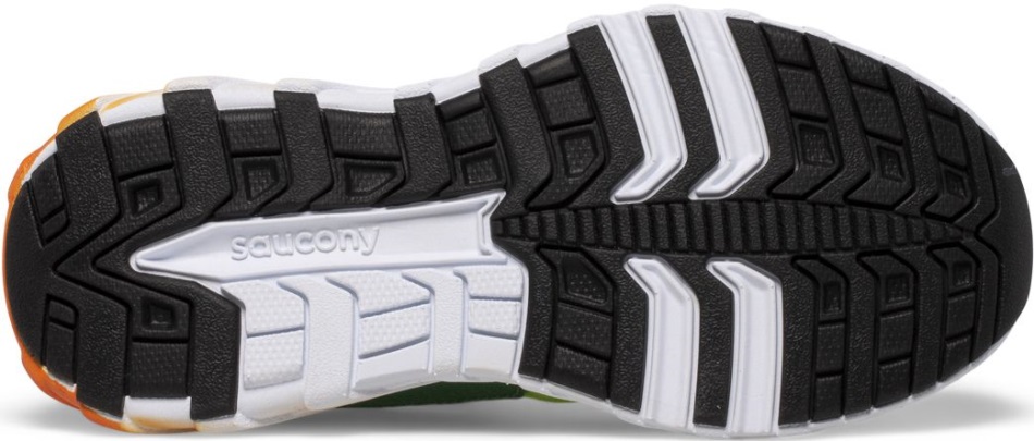 Adidași Din Dantelă Pentru Copil Mare Saucony Verde-portocaliu