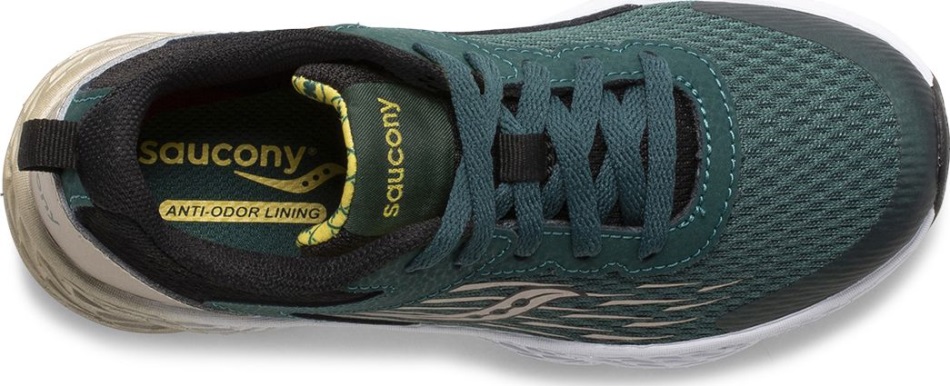 Adidași Din Dantelă Pentru Copil Mare Verde-auriu-negru Saucony