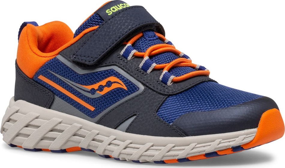 Pantofi Sport Pentru Copii Mari 2.0 A/c Bleumarin-gri-portocaliu Saucony