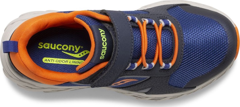 Pantofi Sport Pentru Copii Mari 2.0 A/c Bleumarin-gri-portocaliu Saucony