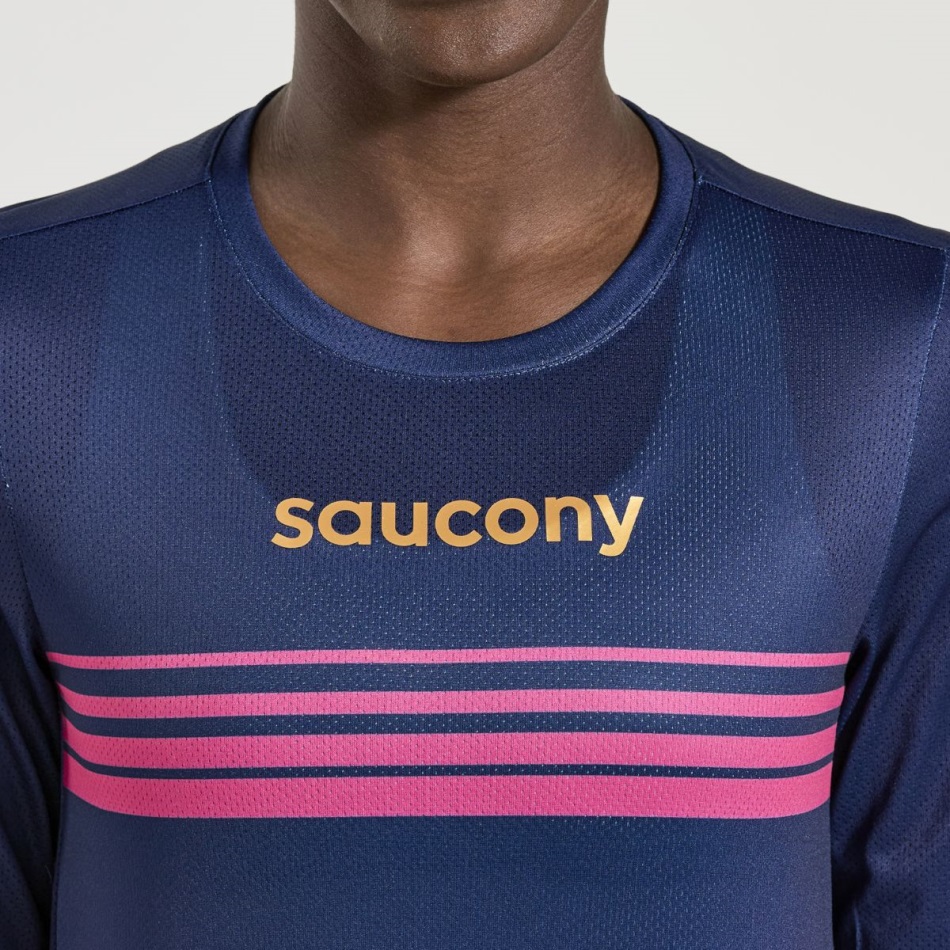 Sodalite Saucony Cu Mânecă Lungă De Elită