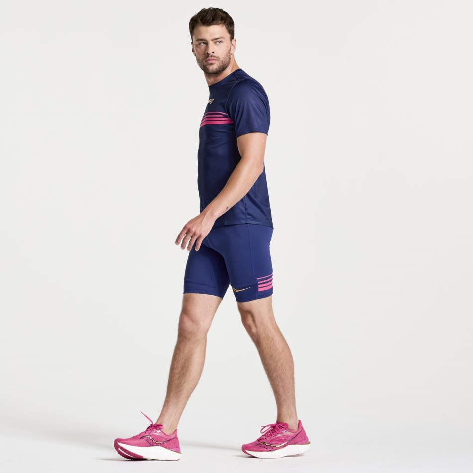 Elite Tight Short Sodalite Saucony