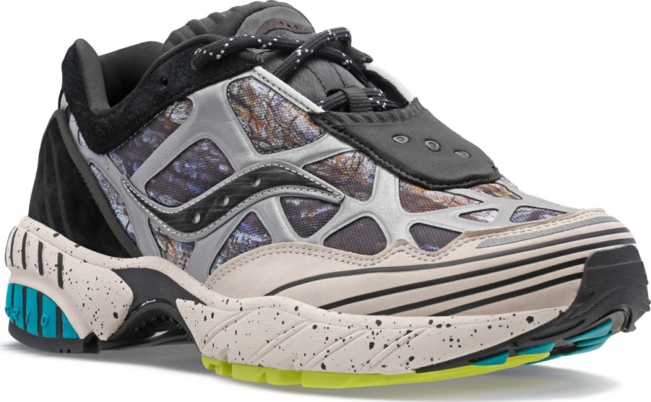 Grid Web Reflect Camo Gri-negru Saucony