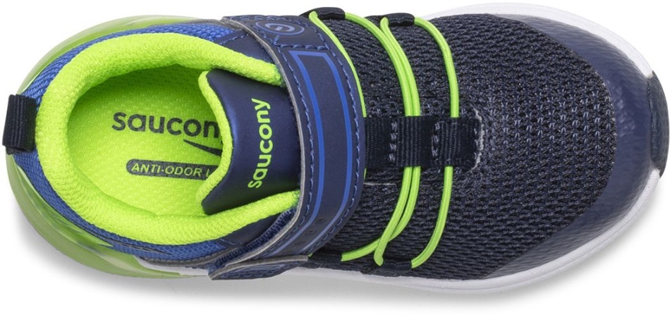 Bliț Pentru Copil Mic Glow 2.0 Jr. Adidași Bleumarin-verde Saucony