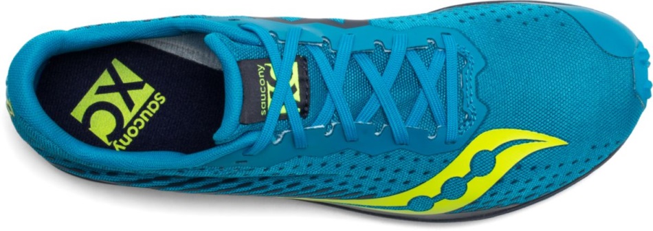 Saucony Kilkenny Xc8 Spike Pentru Bărbați, Albastru-citron