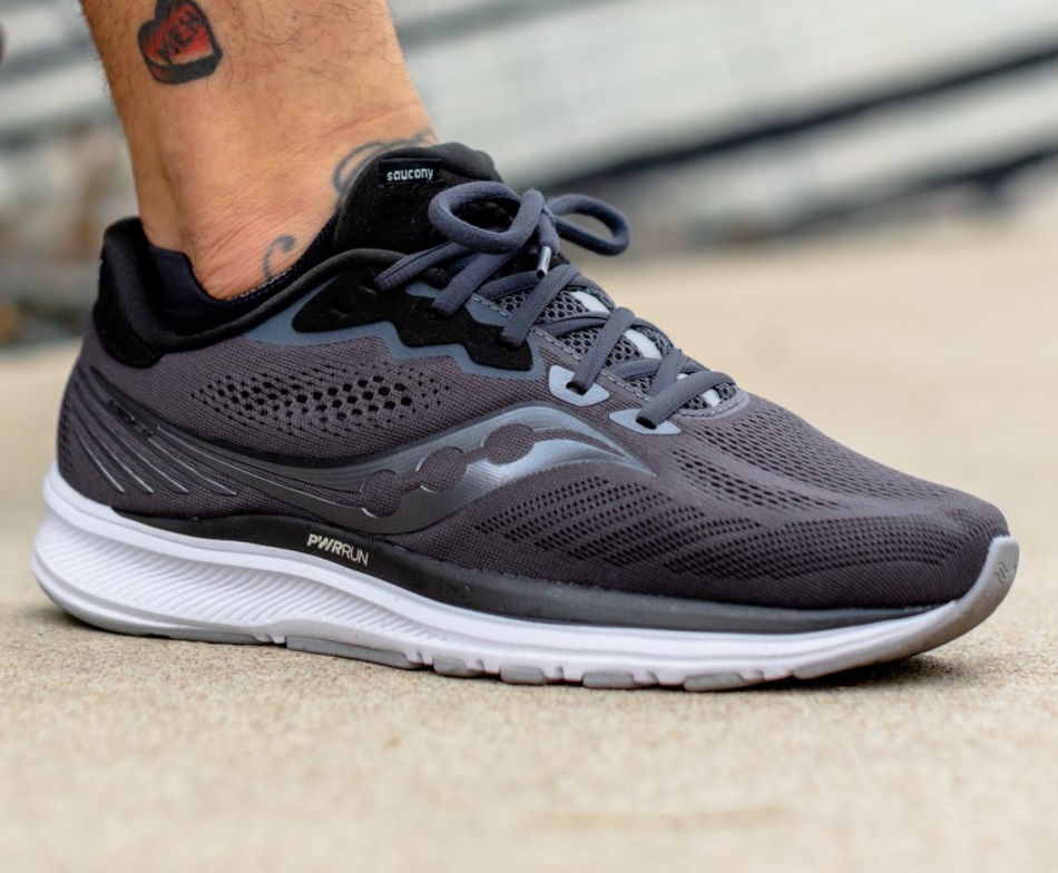 Men's Ride 14 Saucony Lățime Negru Cărbune