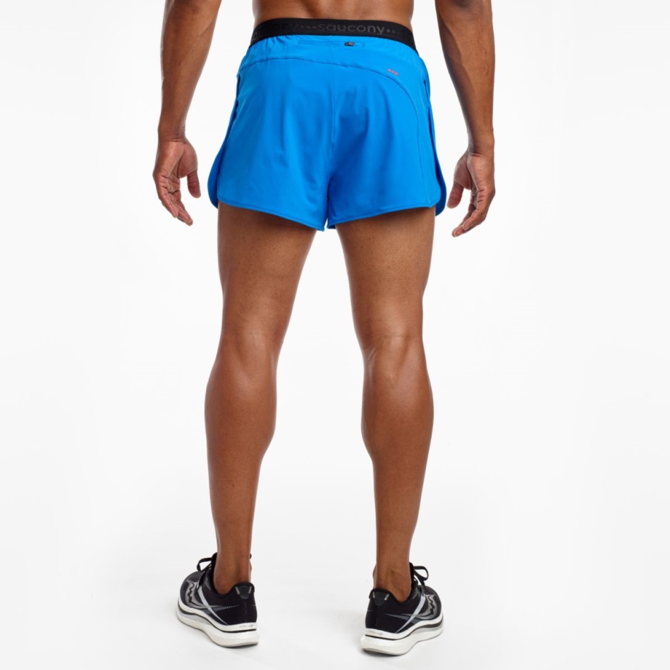 Outpace 2.5 Split Short Directorire Saucony Albastru