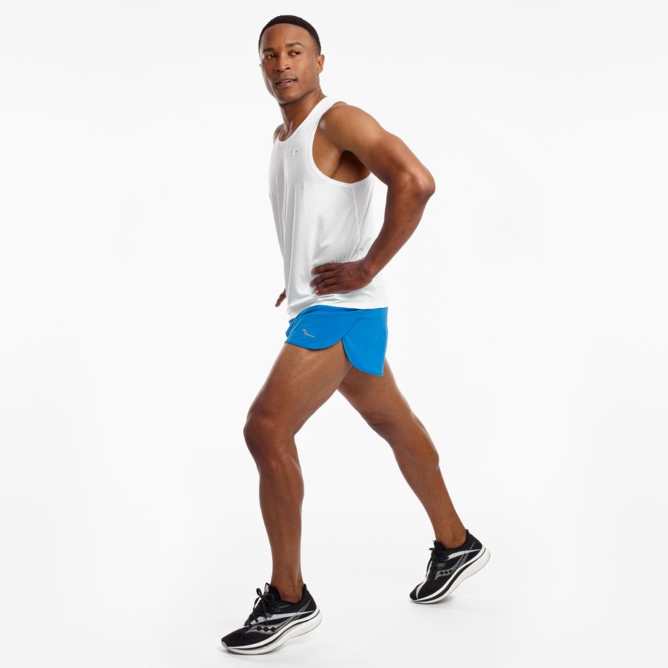 Outpace 2.5 Split Short Directorire Saucony Albastru