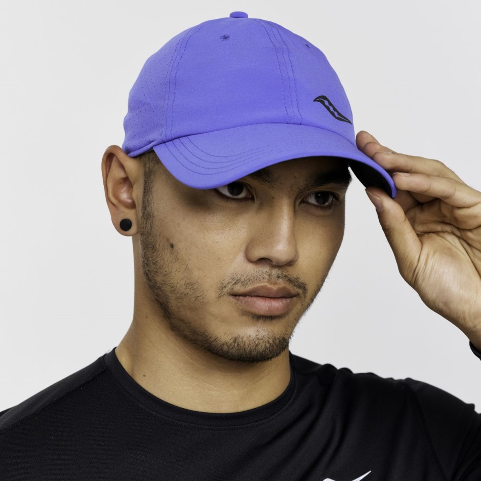 Outpace Petite Hat Blue Raz Saucony