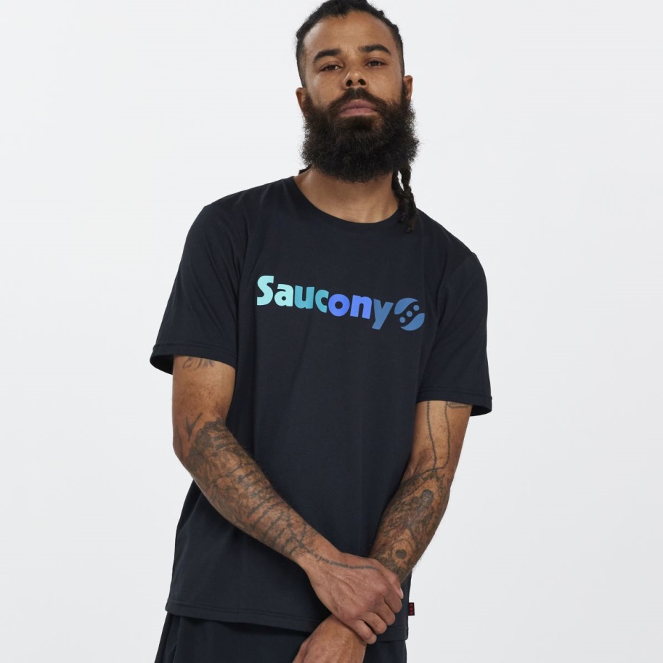 Tricou Odihnit Saucony Negru