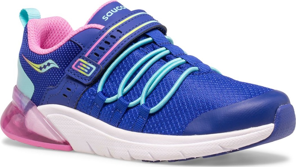 Adidasi Saucony Big Kid Glow 2.0 Bleumarin-roz Multi