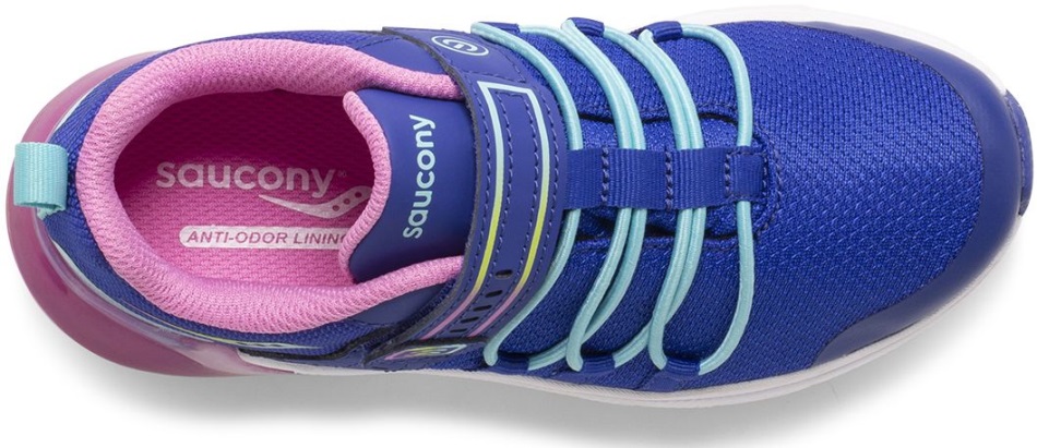 Adidasi Saucony Big Kid Glow 2.0 Bleumarin-roz Multi