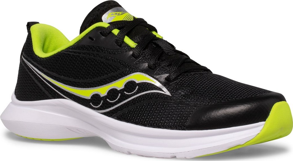 Adidași Saucony Kinvara 13 Pentru Copii Mari, Negru-lime