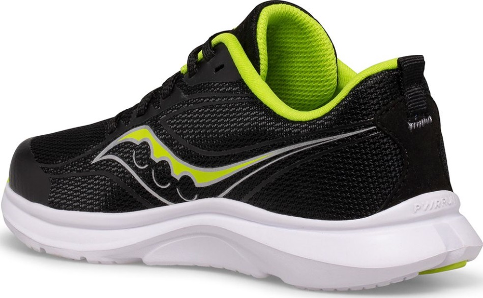 Adidași Saucony Kinvara 13 Pentru Copii Mari, Negru-lime