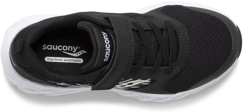 Adidasi Saucony Big Kid's Wind 2.0 A/c Alb-negru