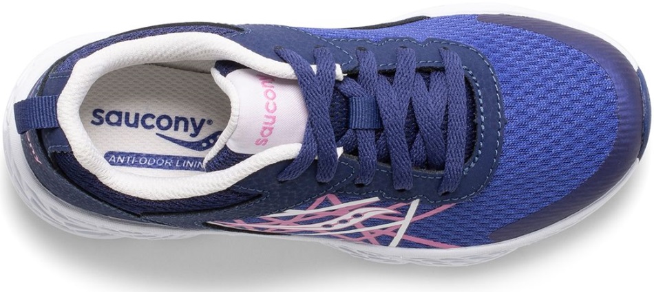 Adidași Saucony Din Dantelă Pentru Copil Mare, Albastru-roz