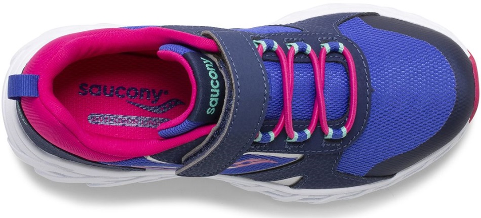 Adidași Saucony Big Kid Wind Shield 2.0 A/c Albastru-roz