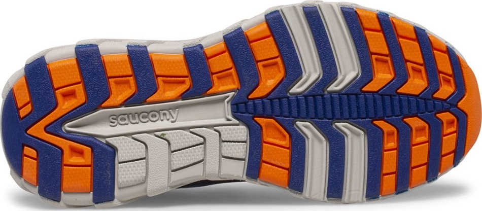 Adidași Saucony Big Kid Wind Shield 2.0 Bleumarin-gri-portocaliu