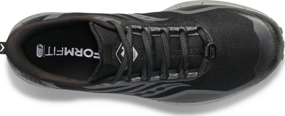 Saucony Negru-cărbune Femei Peregrine 12 Lățime