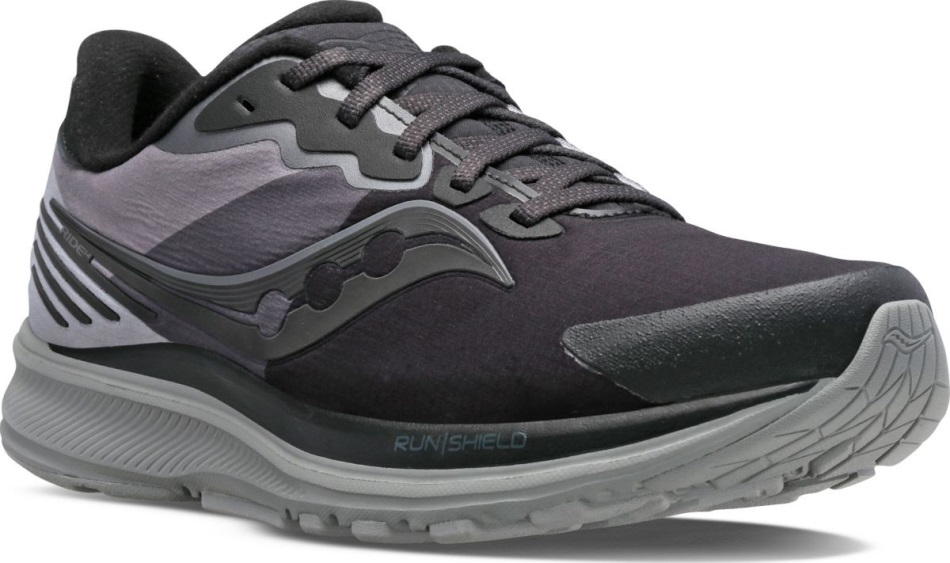 Saucony Black-gravel Women Ride 14 Runshield