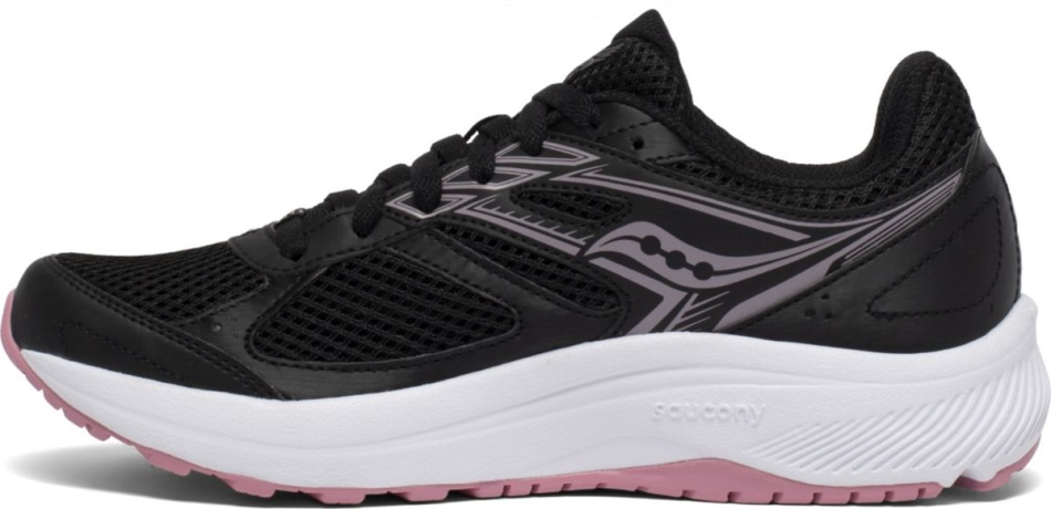 Saucony Negru-roz Femei Coeziunea 14 Lățime