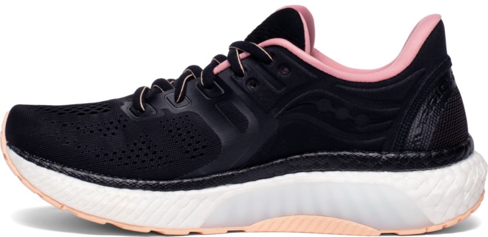 Saucony Black-Rosewater Women's Hurricane 23 Lățime