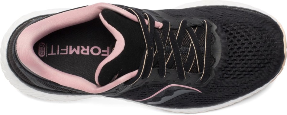 Saucony Black-Rosewater Women's Hurricane 23 Lățime