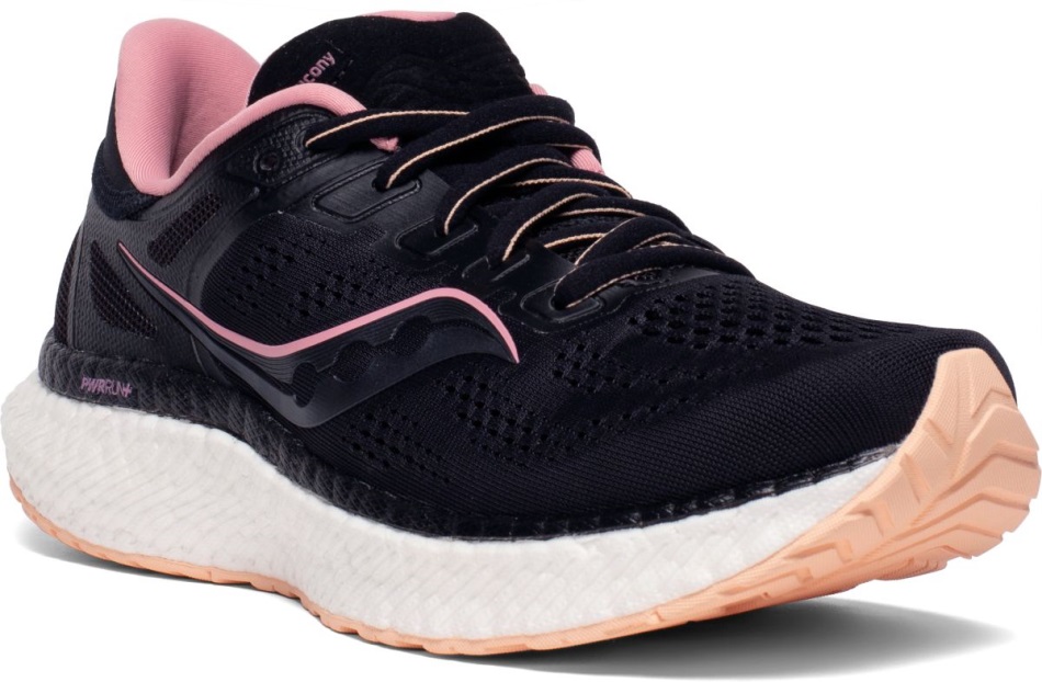 Saucony Black-Rosewater Women's Hurricane 23 Lățime