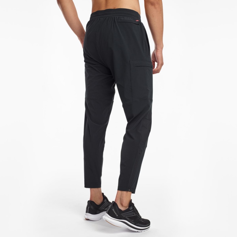 Pantalon Saucony Negru Summit Jogger