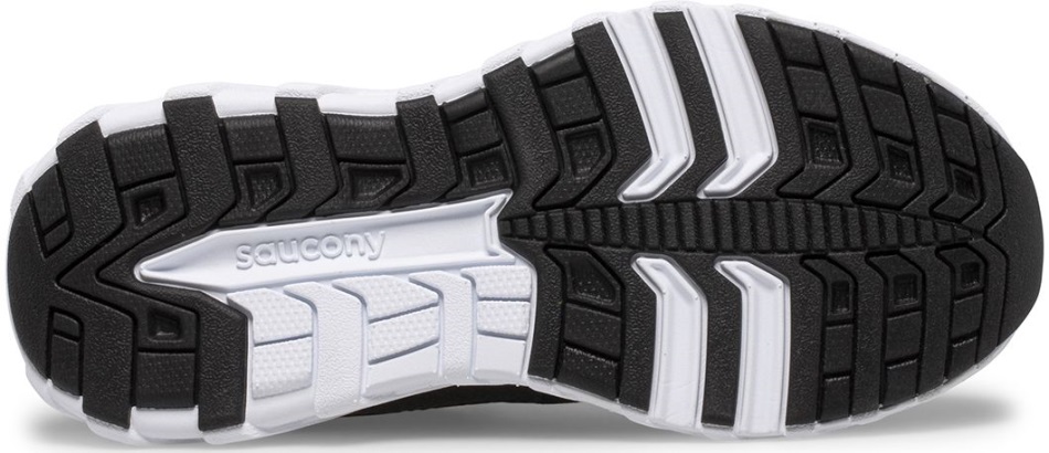 Adidași Saucony Negru-alb Big Kid Wind 2.0 Din Dantelă