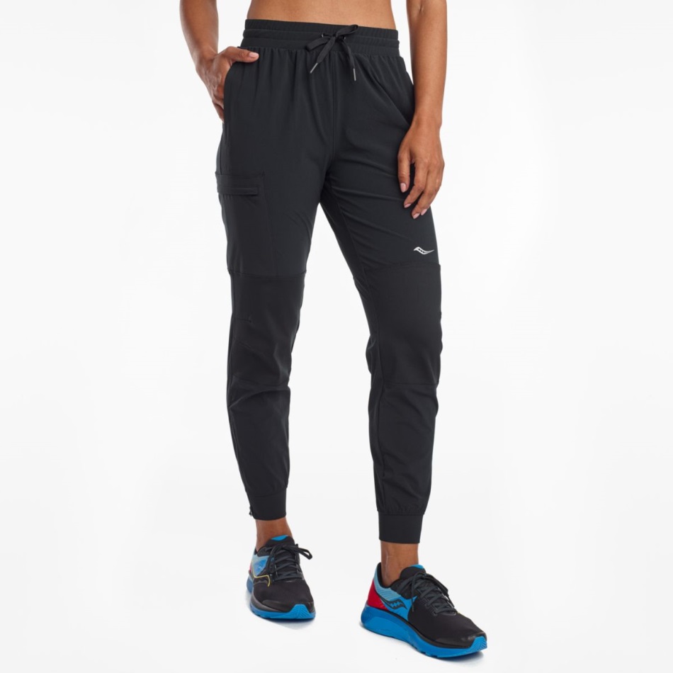 Pantaloni De Jogger Summit Saucony Negri Pentru Femei