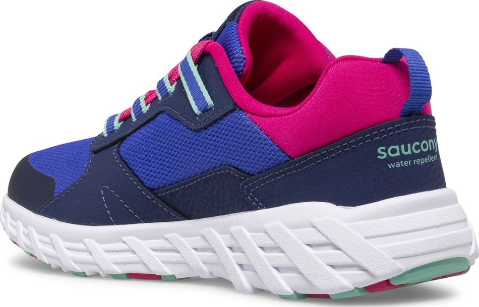 Adidași Saucony Albastru-roz Mare Pentru Copii, Scut De Vânt 2.0