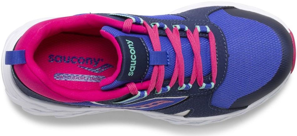 Adidași Saucony Albastru-roz Mare Pentru Copii, Scut De Vânt 2.0