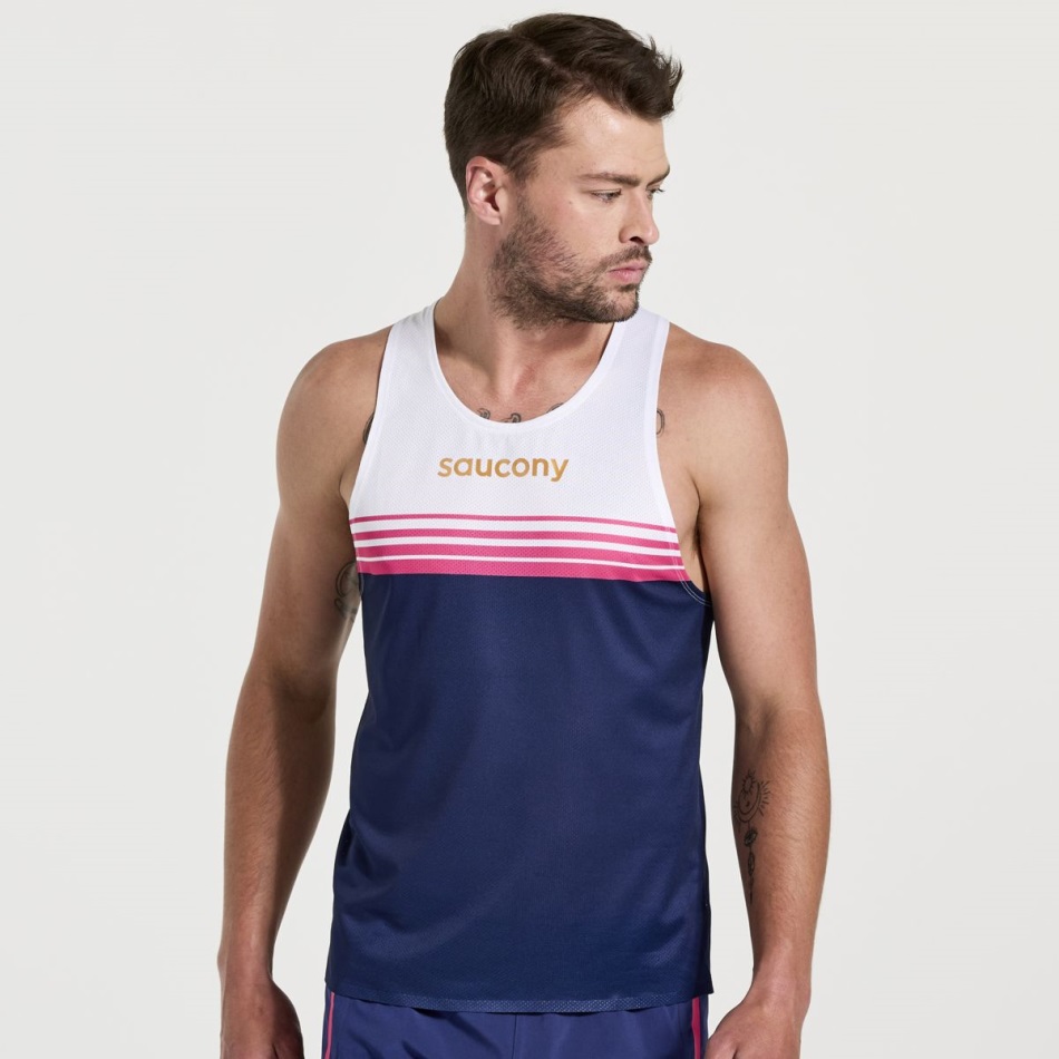 Saucony Elite Singlet Sodalite