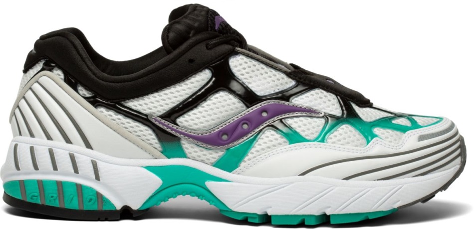 Saucony Grid Web în Golul Alb-teal-violet