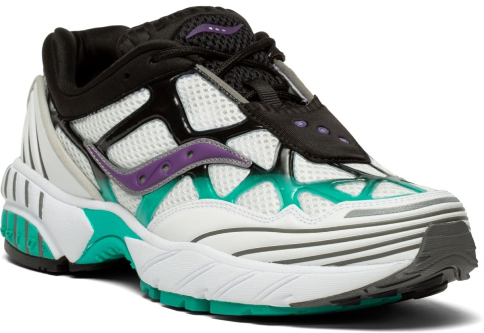 Saucony Grid Web în Golul Alb-teal-violet