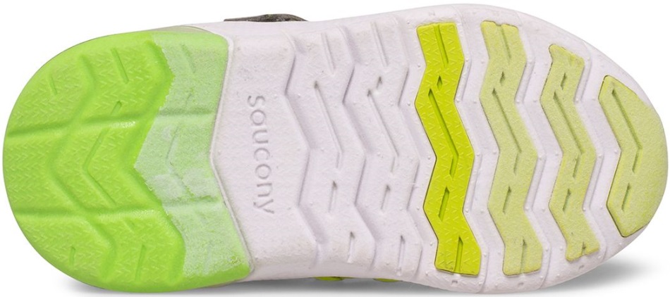 Saucony Flash Glow 2.0 Jr Pentru Copii Mici. Adidași Gri-lime