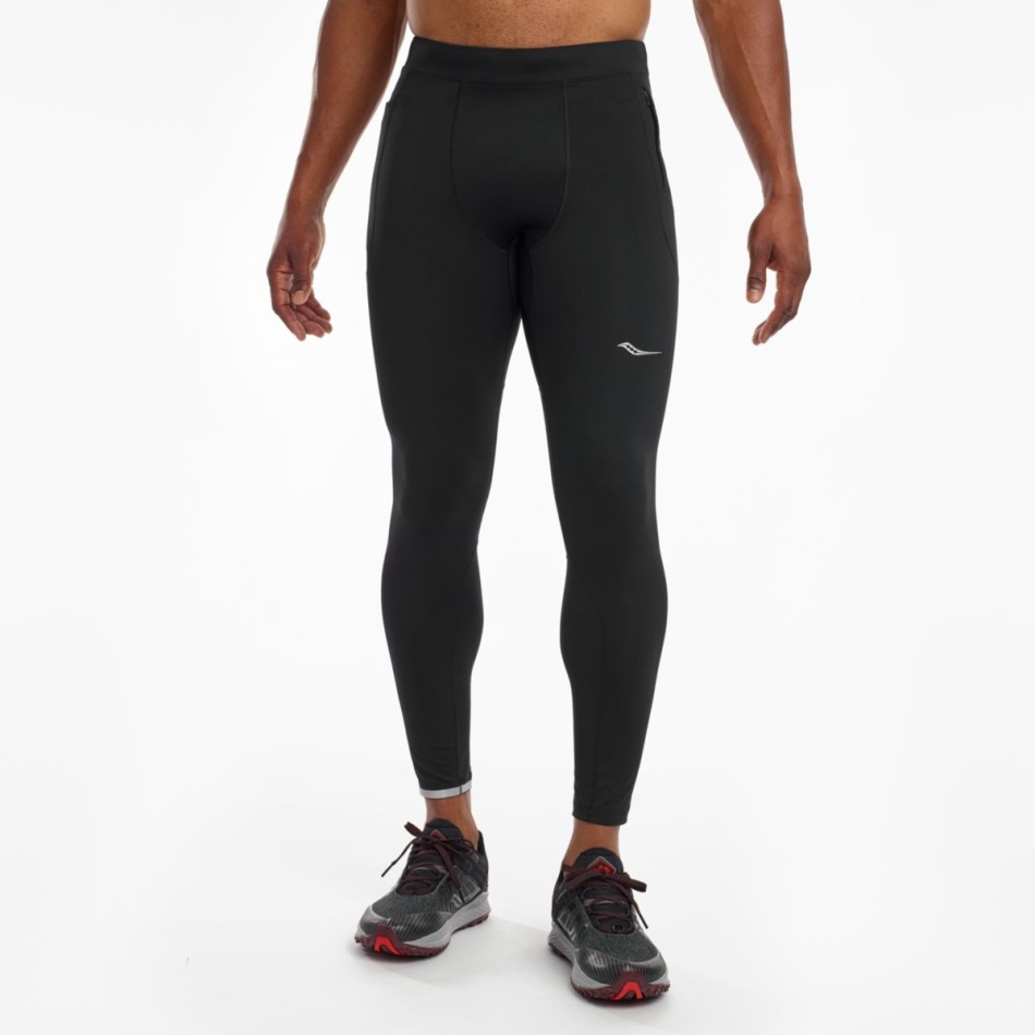 Pantalon Saucony Bell Pentru Bărbați, Negru