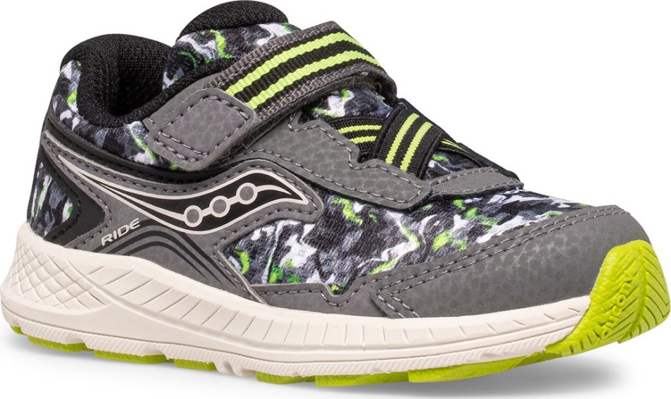 Saucony Olive Camo Little Kid's Ride 10 Jr. Adidași