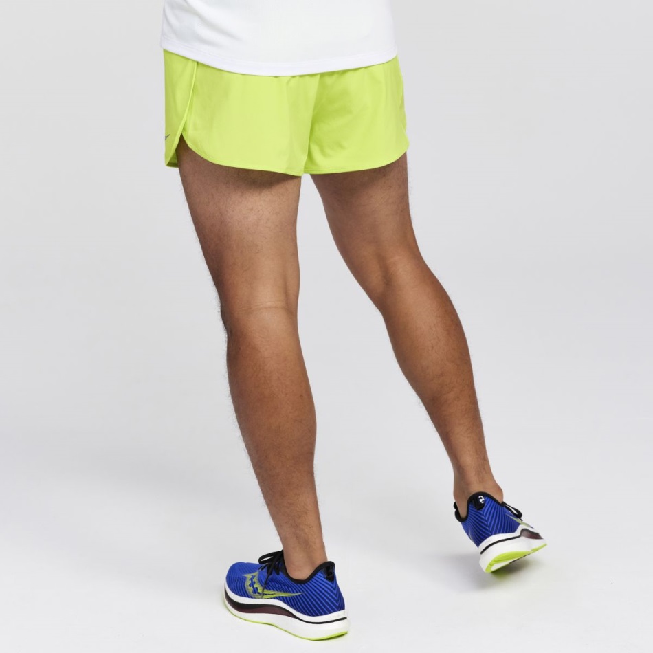 Saucony Outpace 2.5 Split Short Acid Lime