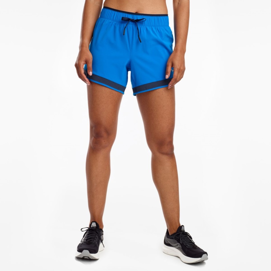 Saucony Outpace 5 Short Directoire Albastru