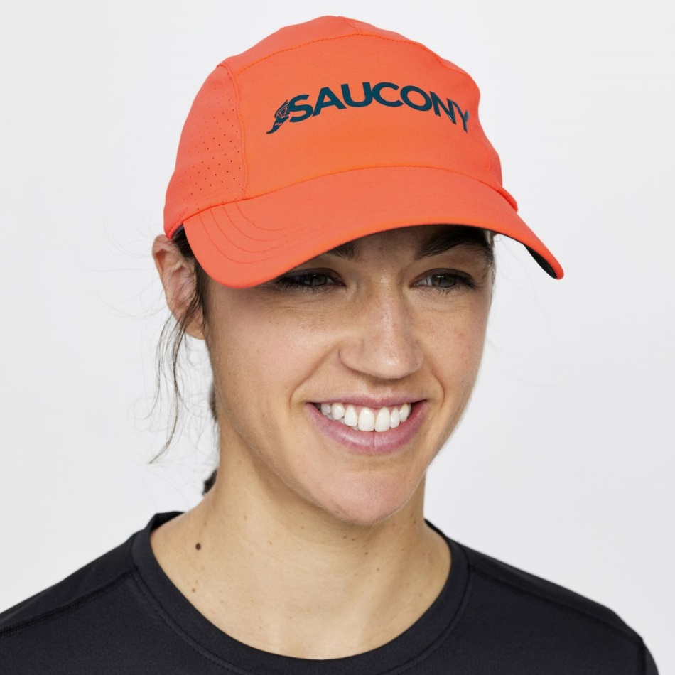 Saucony Outpace Hat Viziorange