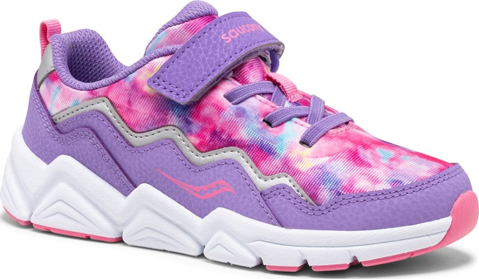 Adidasi Saucony Violet-multi Big Kid's Flash A/c 2.0