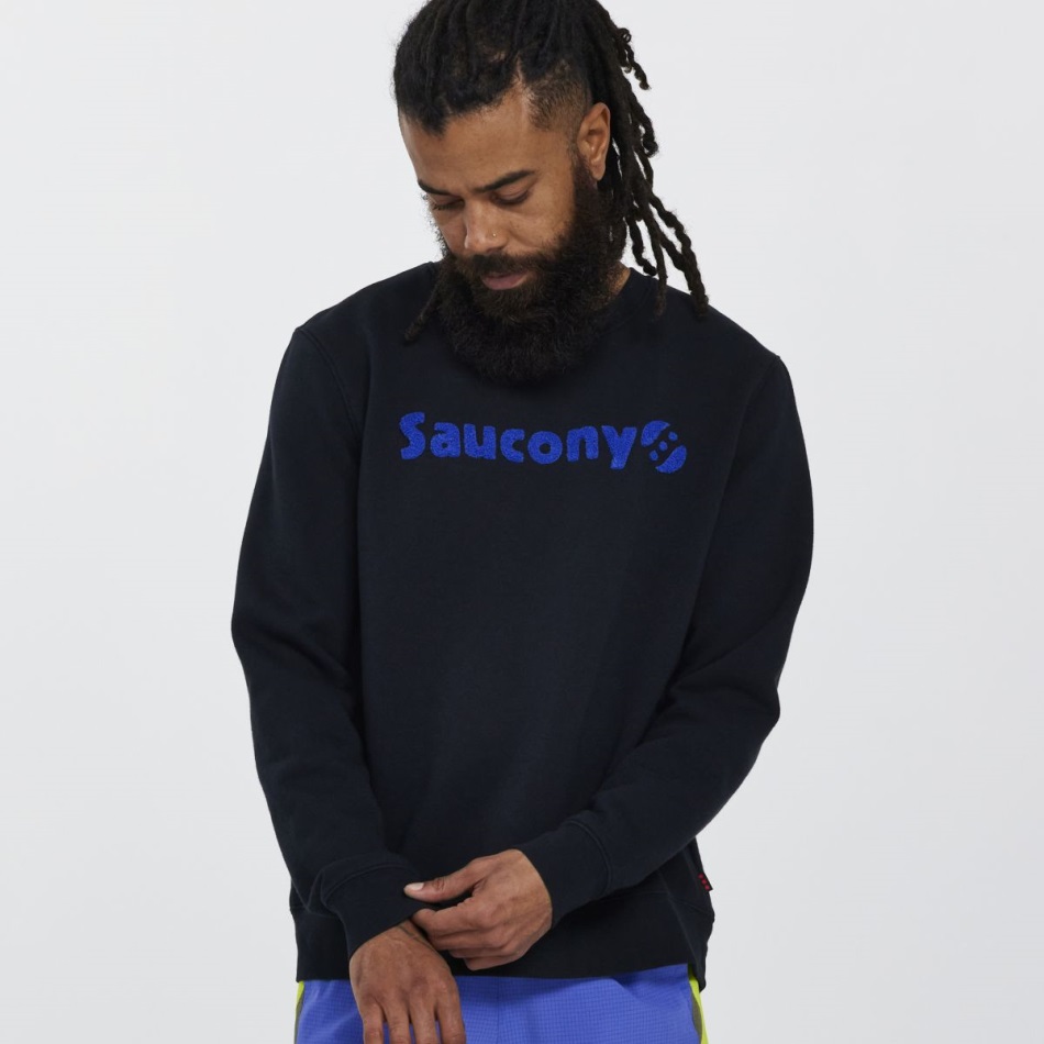 Saucony Rested Crewneck Negru