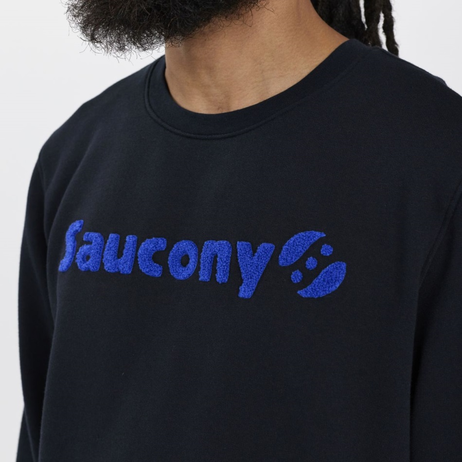 Saucony Rested Crewneck Negru