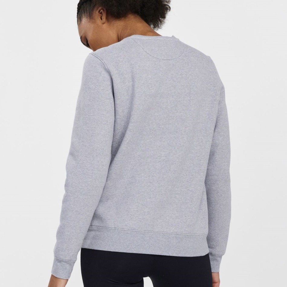 Saucony Odihnit Crewneck Gri Deschis Heather