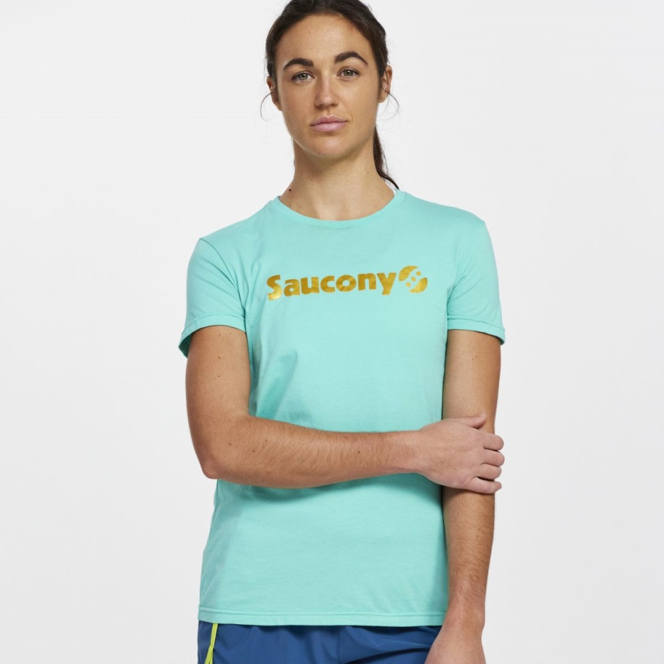 Tricou Saucony Odihnit Cool Mint