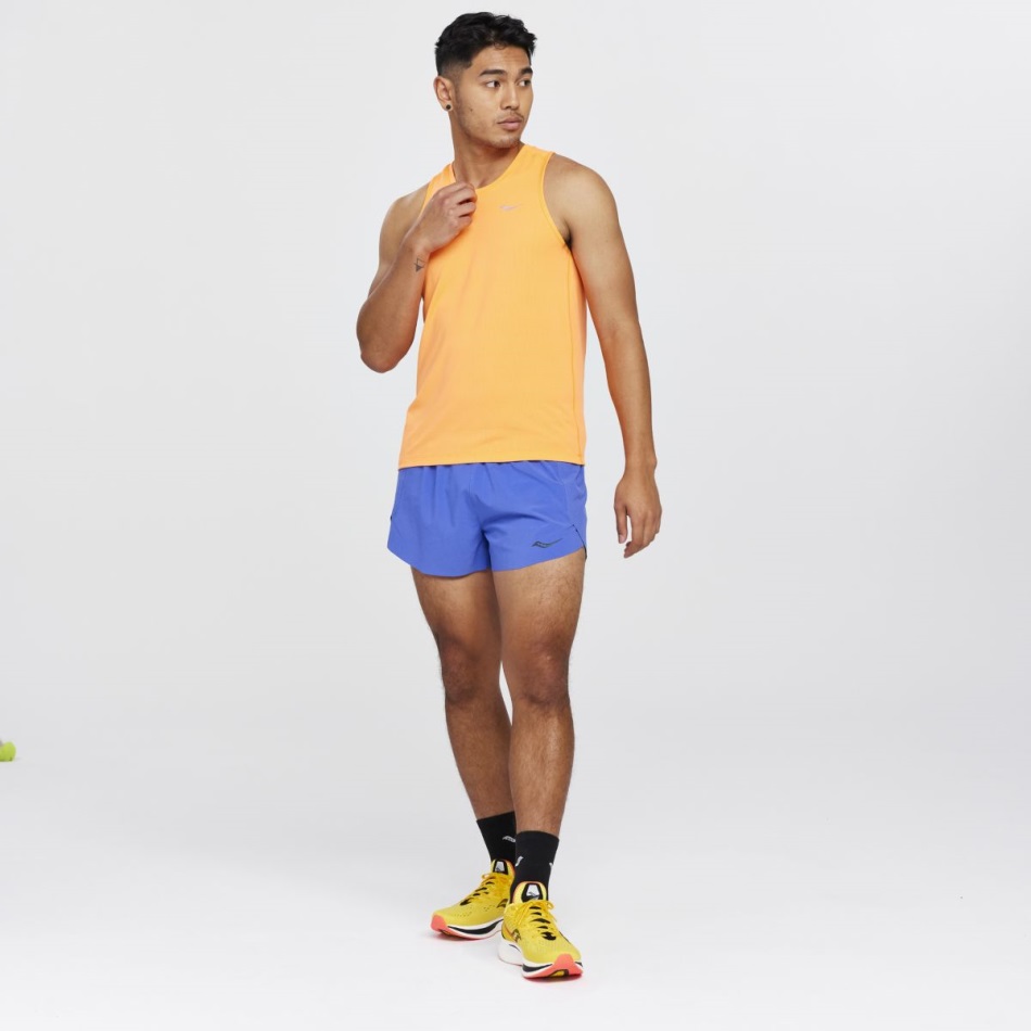 Saucony Cronometru Singlet Viziorange